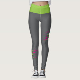 Funky Fun Bloody Zombie Zombie-Angriff gepackt! Leggings