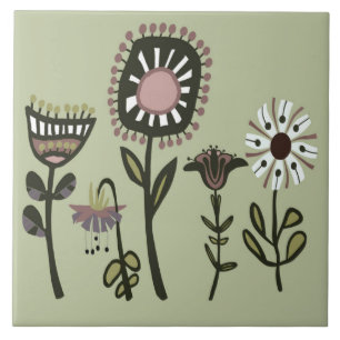 Funky Fun Blume Keramik Kitchenette Fliese