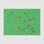 Funky Fun Delictly Ghoulish Zombie XOXO Seidenpapier (Vorderseite)