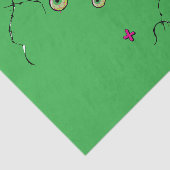 Funky Fun Delictly Ghoulish Zombie XOXO Seidenpapier (Ausschnitt)