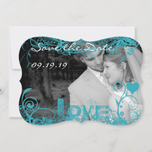Funky Fun Foto Wedding Save the Date