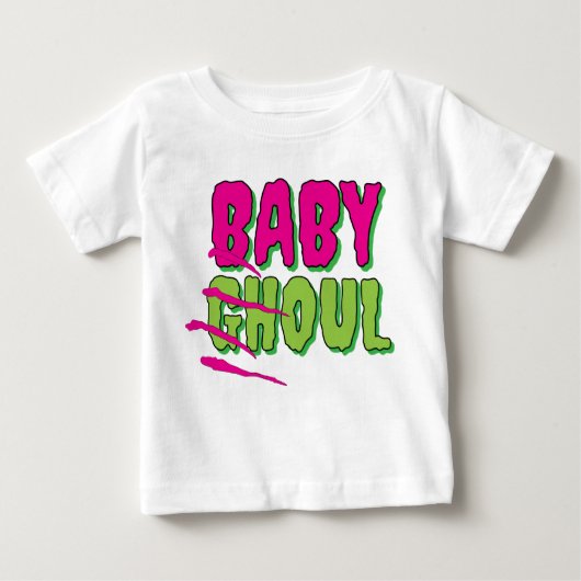 Funky Fun Ghoulishy Niedlich "Baby Ghoul" T - Shir Baby T-shirt (Vorderseite)