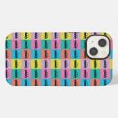 Funky Fun Schachbrett Mini Cooper iPhone Hülle (Rückseite (Horizontal))