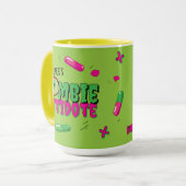 Funky Fun Zombie Antidote Shhh... Keine Gespräche Tasse (Vorderseite Links)