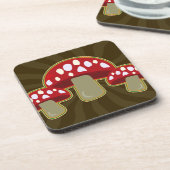 Funky Fungi Mushrooms Untersetzer (Linke Seite)