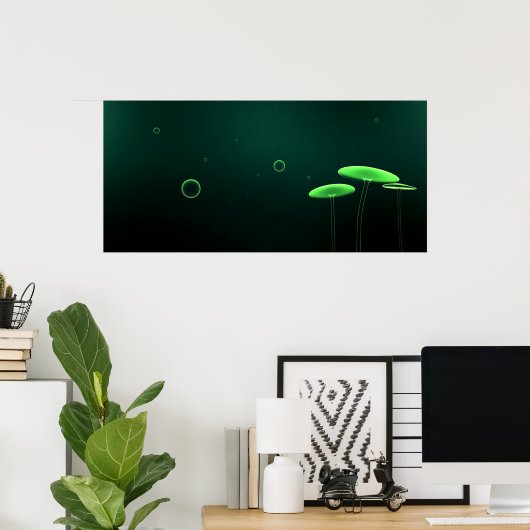 Funky Fungus Poster (Heimbüro)