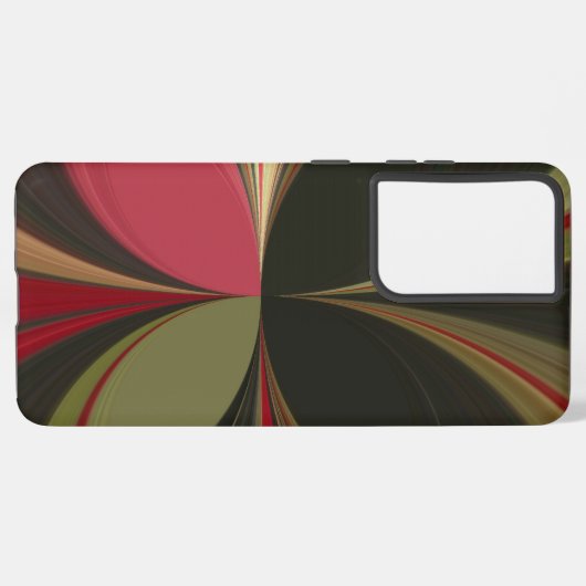 Funky Fusion: Kaleidoskop Art Design iPhone 14 Samsung Galaxy Hülle (Linke Seite)