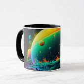Funky Galaxy Tasse (Vorderseite Links)