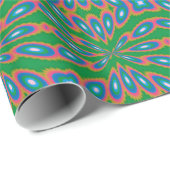 Funky Garden Abstrakt Art Geschenkpapier (Rolleneckpunkt)