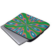 Funky Garden Abstrakt Art Laptopschutzhülle (Vorne Knopf)