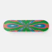 Funky Garden Abstrakt Art Skateboard (Horizontal)