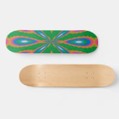Funky Garden Abstrakt Art Skateboard (Horizontal)