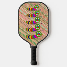 Funky Garden Bug Ladder Rainbow Stripes Niedlich S Pickleball Schläger