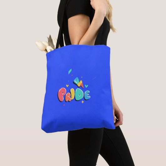 Funky Gay Pride Rainbow LGBTQ+ Lesbian Tote Bag Tasche (Von Nahem)