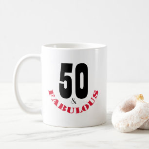 Funky Geburtstagsgeschenk für das 50-jährige Kaffeetasse