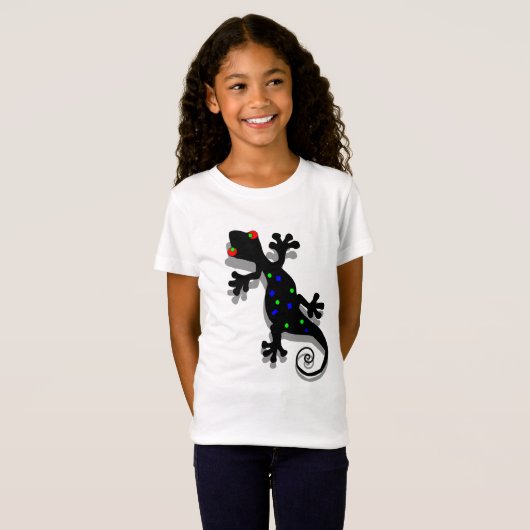 Funky Gecko T-Shirt für Kinder (Vorne ganz)