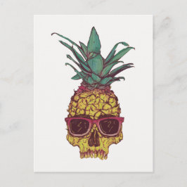Funky Geek Cool Pineaple Punk Postkarte