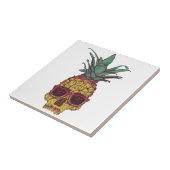 Funky Geek-cooles Ananas-Punk Fliese (Seite)