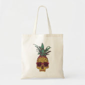 Funky Geek-cooles Ananas-Punk Tragetasche (Vorne)