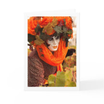 Funky-geklappte leere Grußkarte