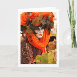 Funky-geklappte leere Grußkarte Karte