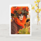 Funky-geklappte leere Grußkarte Karte (Gelbe Blume)