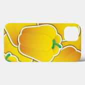 Funky Gelb Pfeffer Case-Mate iPhone Hülle (Rückseite (Horizontal))