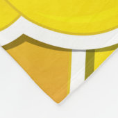 Funky Gelb Pfeffer Fleecedecke (Ecke)