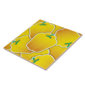 Funky Gelb Pfeffer Fliese (Seite)