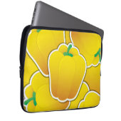 Funky Gelb Pfeffer Laptopschutzhülle (Vorne Rechts)