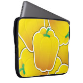 Funky Gelb Pfeffer Laptopschutzhülle (Vorne Rechts)