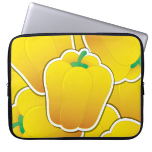 Funky Gelb Pfeffer Laptopschutzhülle