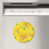 Funky Gelb Pfeffer Magnet (In Situ (Geschirrspüler))