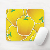 Funky Gelb Pfeffer Mousepad (Mit Mouse)