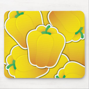 Funky Gelb Pfeffer Mousepad