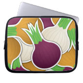 Funky Gemischte Zwiebeln Laptopschutzhülle (Vorderseite)