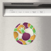 Funky Gemischte Zwiebeln Magnet (In Situ (Geschirrspüler))
