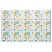 Funky Geometric Flow Chart Mitte Jahrhundert Moder Stoff (Fat Quarter (45,7 x 55,9 cm))