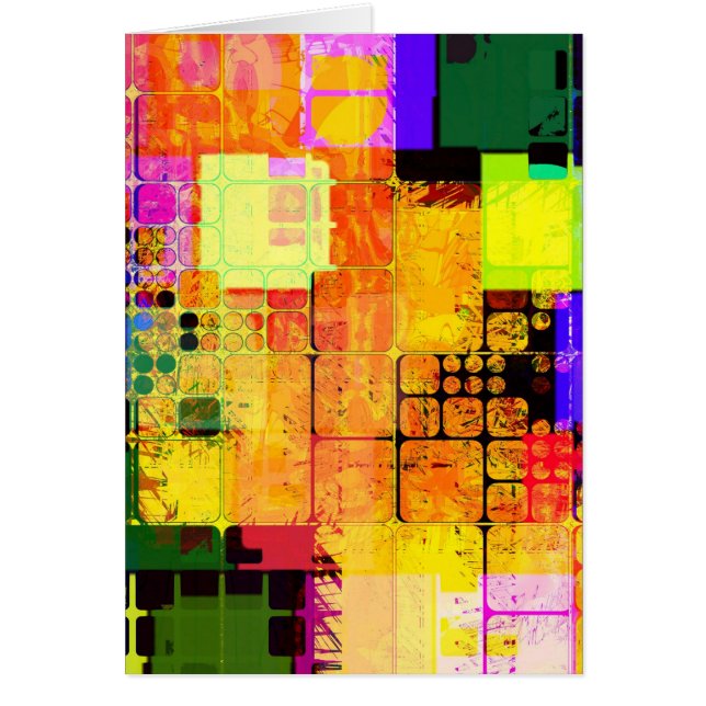 Funky Geometric, mehrfarbig (Vorne)