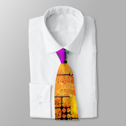 Funky Geometric, mehrfarbig Krawatte (Gebunden)
