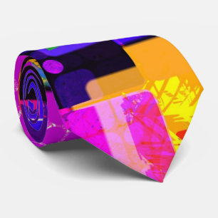 Funky Geometric, mehrfarbig Krawatte