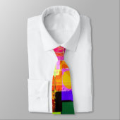 Funky Geometric, mehrfarbig Krawatte (Gebunden)