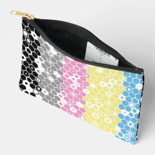 Funky geometrische Mod-Abstrakte Polygender-Stolzf Zubehörtasche