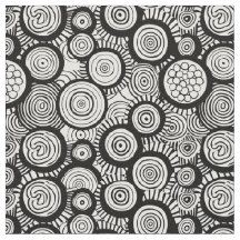 Funky geometrisches afrikanisches Schwarzweißmuste