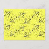 Funky geometrisches Muster Postkarte (Vorderseite)