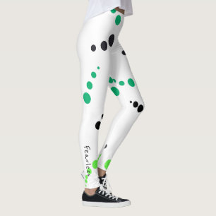 Funky Geometry Abstract Art Fearless Leggings