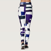 Funky Geometry Abstrakt Art Fearless Leggings (Rückseite)