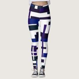 Funky Geometry Abstrakt Art Fearless Leggings