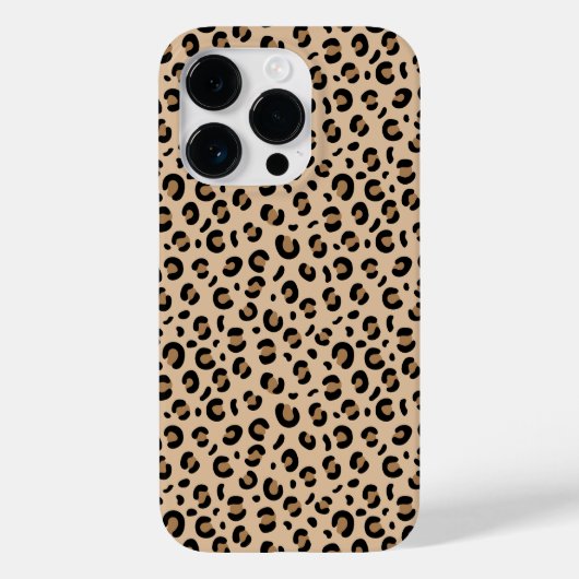 funky Gepard Leopard Muster Case-Mate iPhone Hülle (Rückseite)