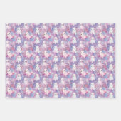 Funky Ghosts Colorful Halloween Geschenkpapier Set (Vorderseite 2)